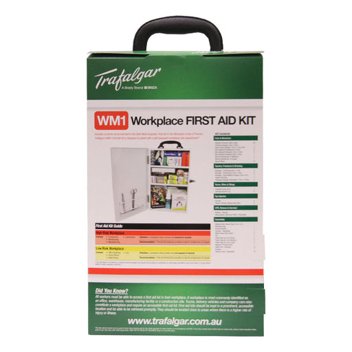 WM1 Workplace First Aid Kit - Wall Mount (Metal Case)