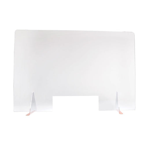 Acrylic Sneeze Guard with Stands, 1200 x 800mm