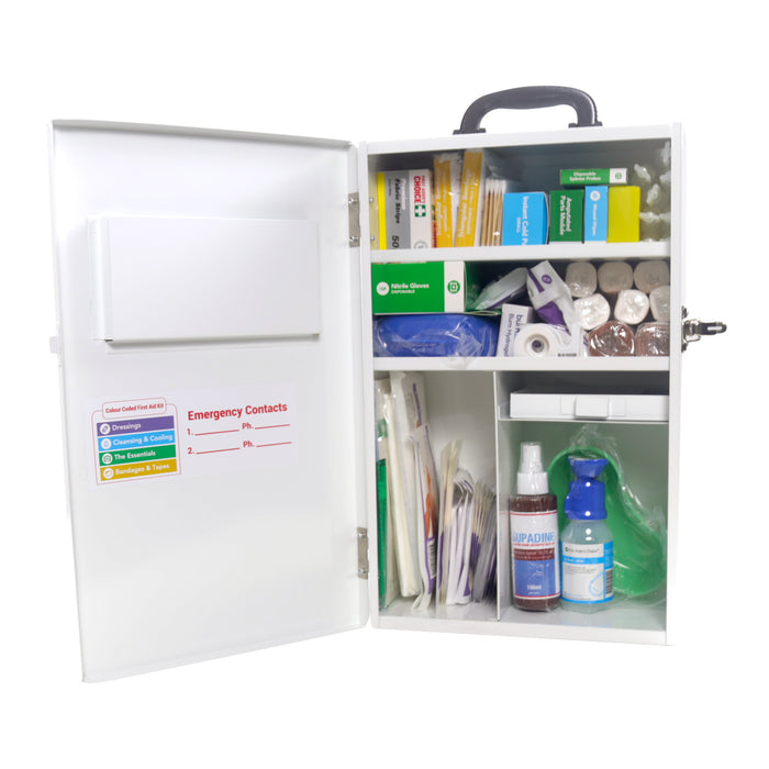 National Workplace First Aid Kits - Wall Mount (Metal Case)
