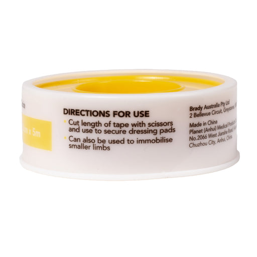 First Aider's Choice Zinc Oxide Adhesive Tape, 1.25cm (W) x 5m (L)
