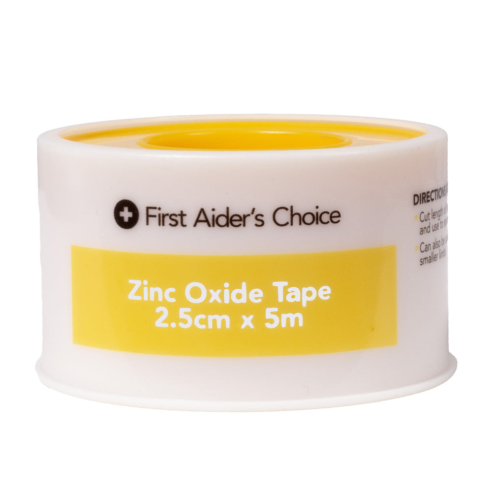 First Aider's Choice Zinc Oxide Adhesive Tape, 2.5cm (W) x 5m (L)
