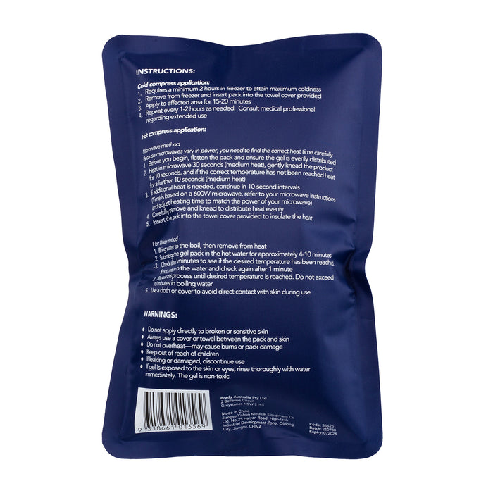 First Aider's Choice Reusable Hot and Cold Pack, Large