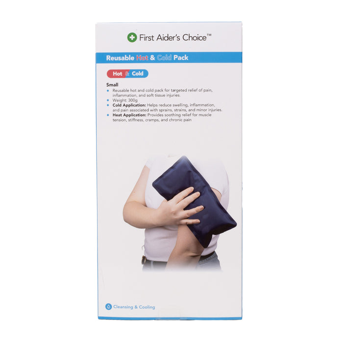 First Aider's Choice Reusable Hot and Cold Pack, Small