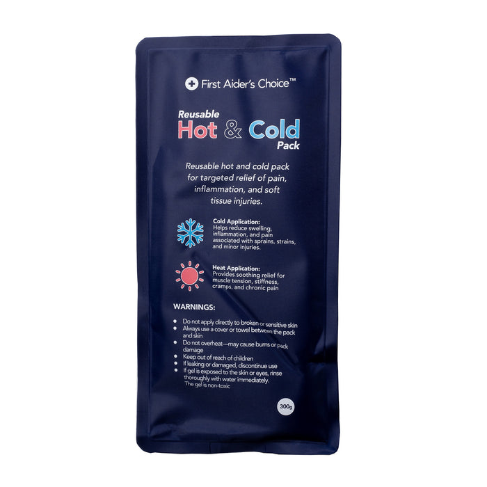 First Aider's Choice Reusable Hot and Cold Pack, Small