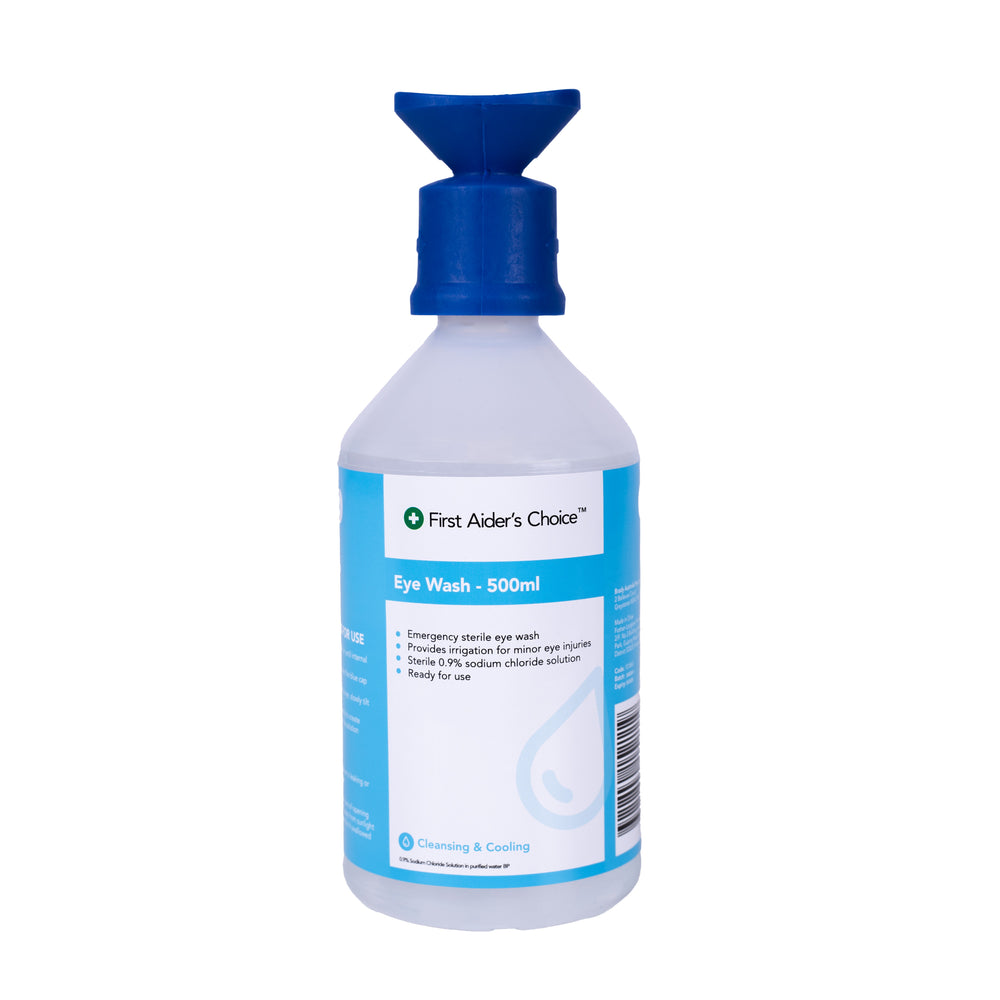 FAC Saline Eye Rinse w/ Eye Cap 500ml