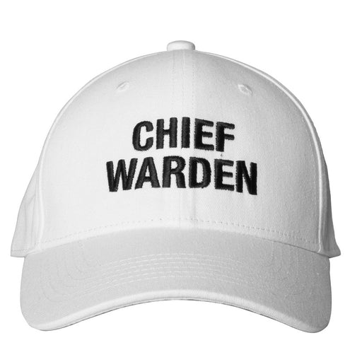 Chief Warden Cap White
