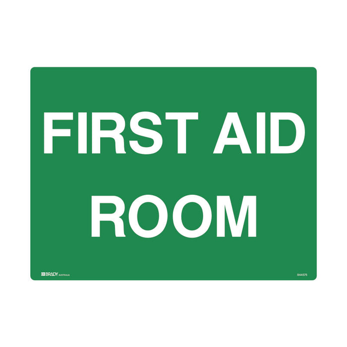 Emergency Information Sign - First Aid Room (Polypropylene) H300mm x W450mm