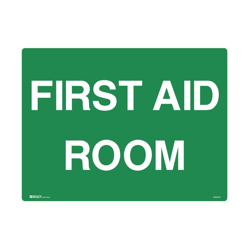 Emergency Information Sign - First Aid Room (Polypropylene) H300mm x W450mm