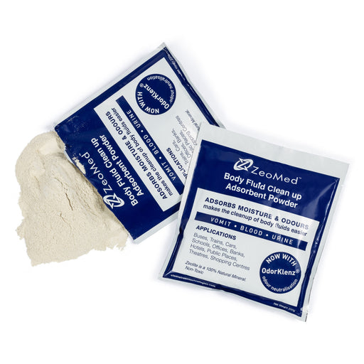 Enware Biohazard Body Fluid adsorbent powder with OdorKlenz Sachet 200g