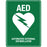 AED (Automated External Defibrillator) Sign - Polypropylene, H225mm x W300mm