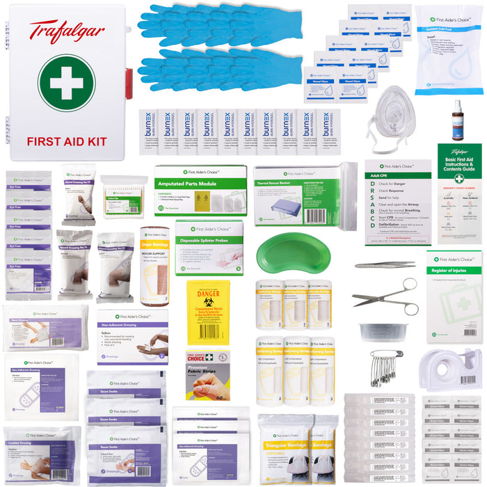 National Workplace First Aid Kits - Wall Mount (Plastic Case)