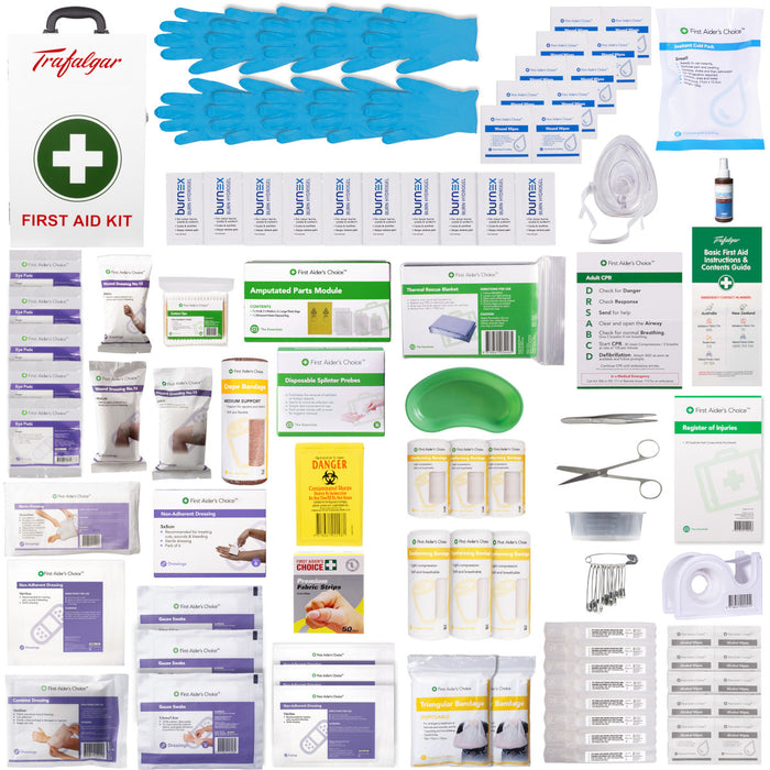 National Workplace First Aid Kits - Wall Mount (Metal Case)