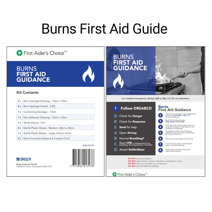 First Aid Kit Module -  Burns
