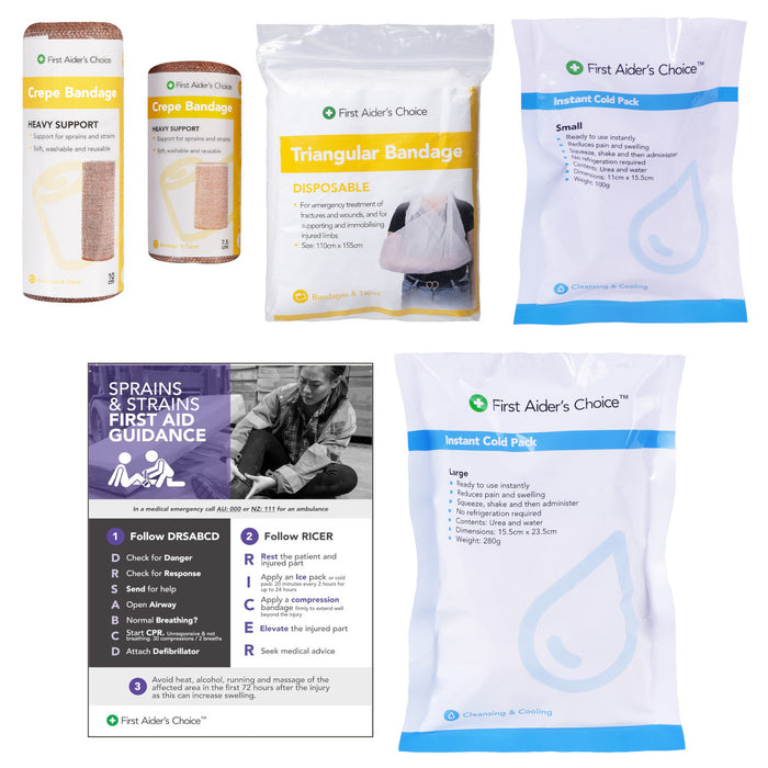 First Aid Kit Module -  Sprains and Strains
