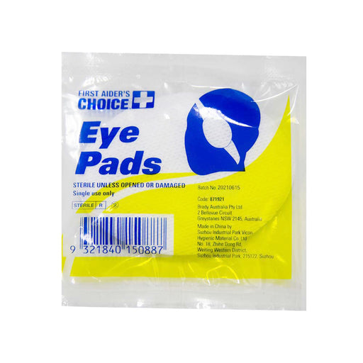 First Aider's Choice Eye Pads, Pack of 5