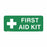 Emergency Information Sign - First Aid Kit (Polypropylene) H180mm x W450mm