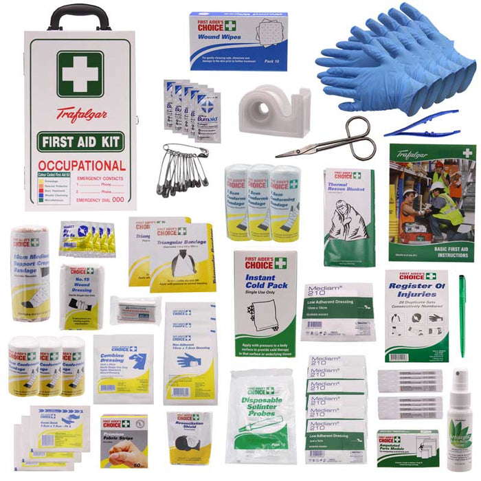 WM1 Workplace First Aid Kit - Wall Mount (Metal Case)