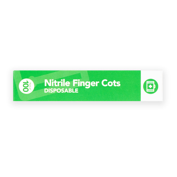 First Aiders Choice Disposable Nitrile Finger Cots – Pack of 100 ...