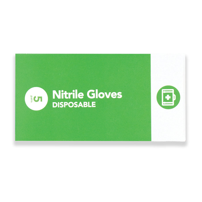 First Aiders Choice Disposable Nitrile Gloves – 5 Pairs