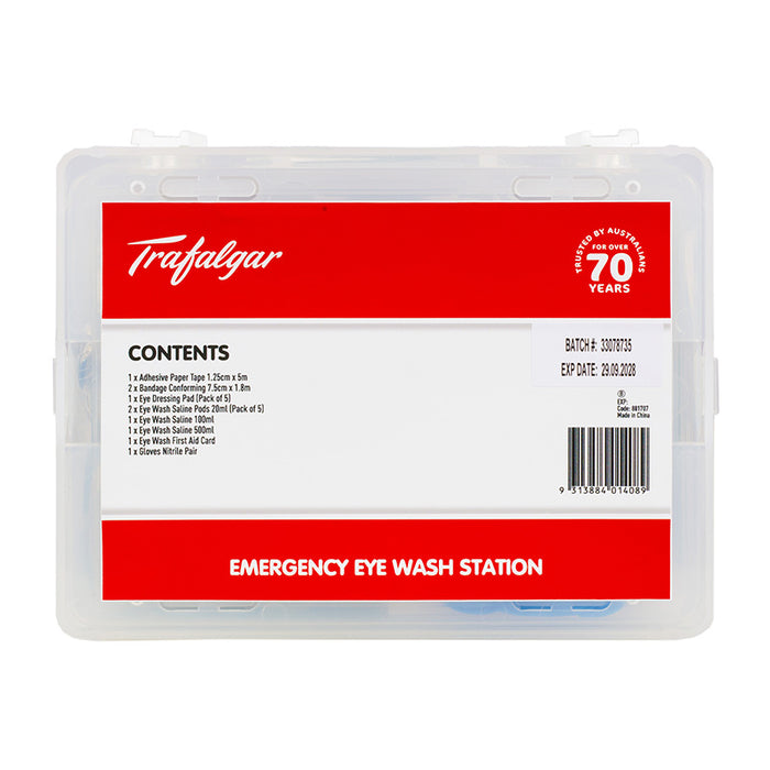 Trafalgar Emergency Eye Wash Station First Aid Kit