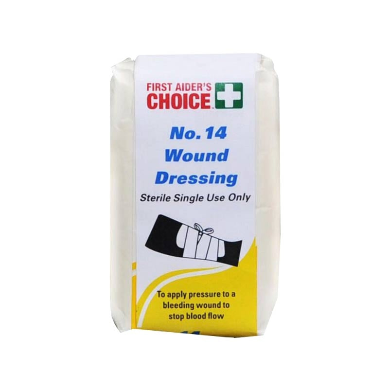 First Aider's Choice Wound Dressing No.14 - Medium