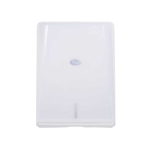 Livi Multifold Paper Hand Towel Dispenser, Plastic, White