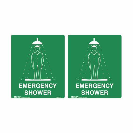First Aid Shower Sign First Aid Signs & Visuals — Trafalgar First Aid