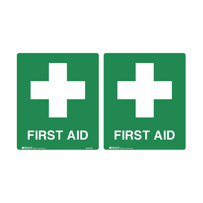 First Aid Sign - First Aid (Double Sided)