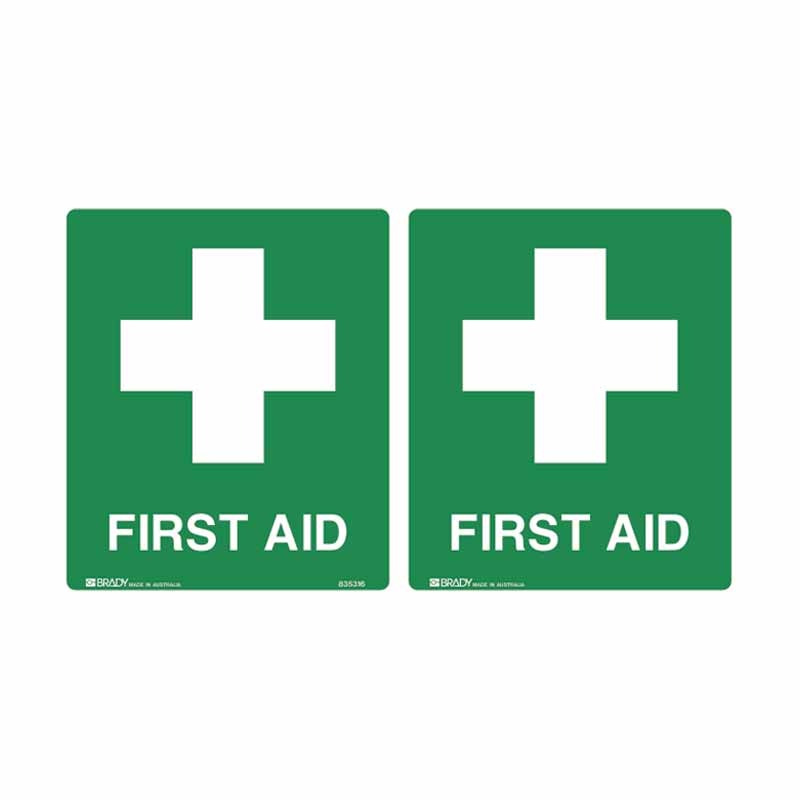 First Aid Sign - First Aid (Double Sided)