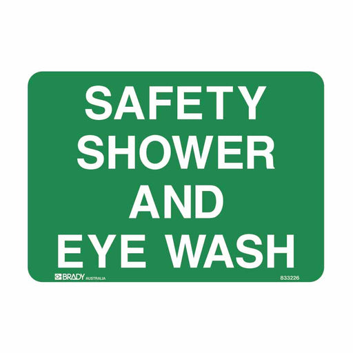 First Aid Sign - Safety Shower and Eye Wash