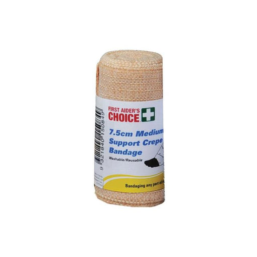 Medium Support Crepe Bandages - 7.5cm x 2m