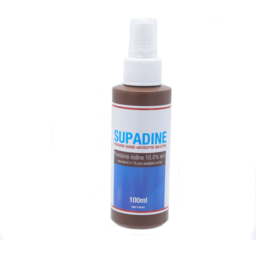 Supadine Povidone Iodine Antiseptic Spray 100ml