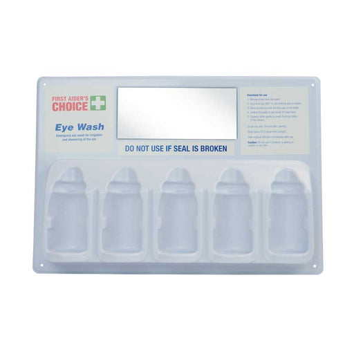 First Aider's Choice Eye Wash Wall Plate