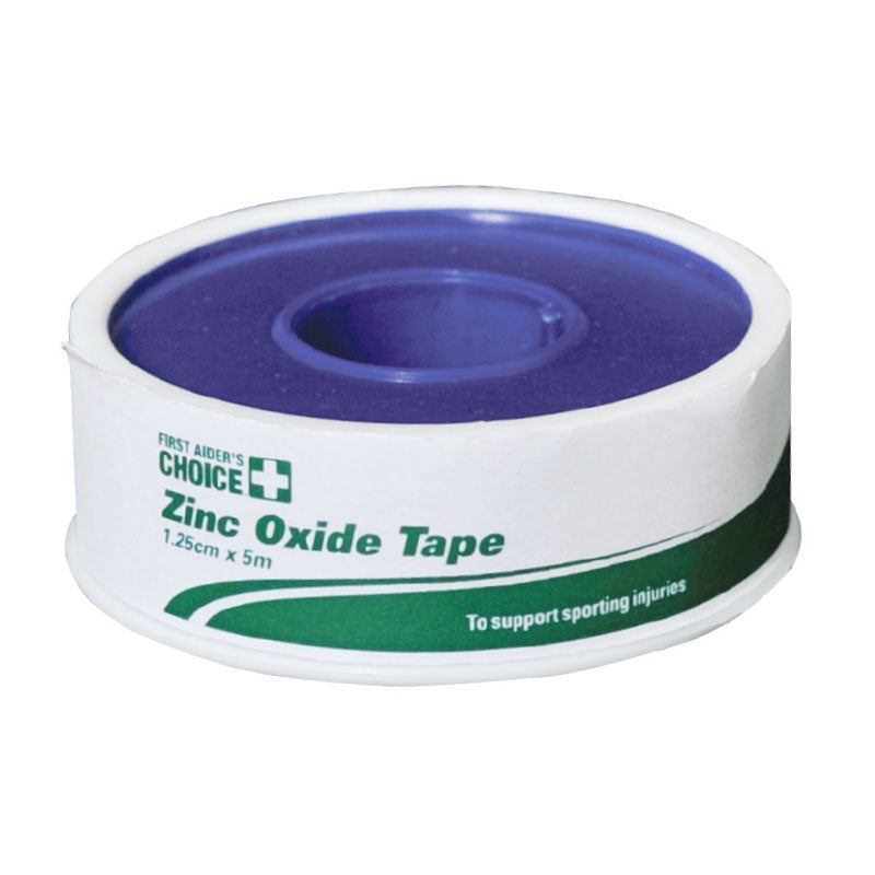 Zinc Oxide Adhesive Tape 1.25cm x 5m — Trafalgar First Aid